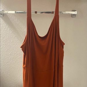 Orange summer dress